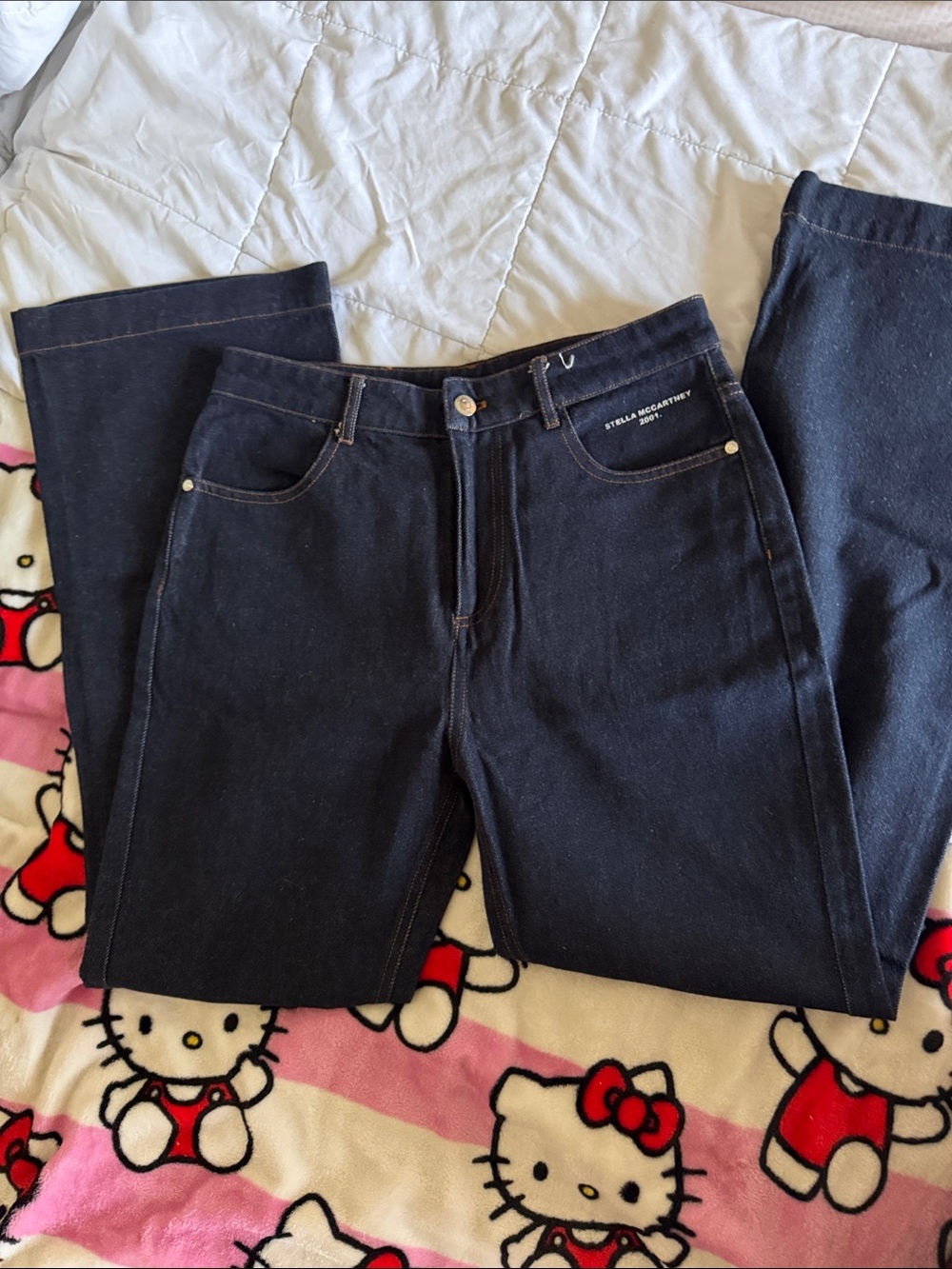 Stella McCartney Dark Indigo Jeans with Subtle Logo